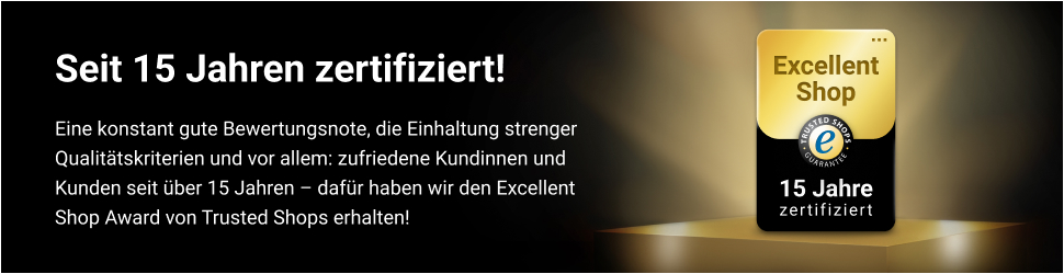 Elektrikshop.de – seit 15 Jahren als Excellent Shop zertifiziert