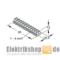 Lüsterklemmen 1-4 mm² Einzel-Lüster-Klemmleiste 129.3 Kleinhuis