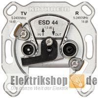 Kabel/Sat Durchschleifdose 2-Loch ESD 44 Kathrein