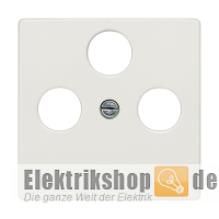 Abdeckplatte TV/RF/SAT 3-Loch titanweiß Delta i-system 5TG2548-2 Siemens