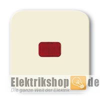 Busch Jaeger Wippe Kontroll-Wechsel Kalotte rot 2509-212 weiß