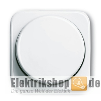 Busch Jaeger Dimmer-Zentralscheibe Drehknopf 2115-214 alpinweiß