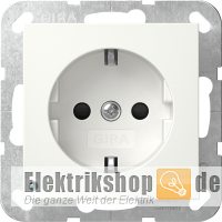 Steckdose mit LED-Orientierungslicht reinweißw gl 417003 Gira