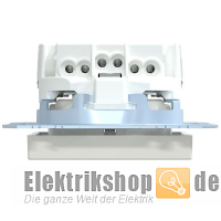 Schuko-Steckdose System M polarwei&szlig; gl. MEG2301-0319 Merten