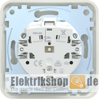 Steckdose mit voller Abdeckplatte polarwei&szlig; MEG2301-1019 Merten