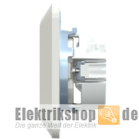 Steckdose mit voller Abdeckplatte polarwei&szlig; MEG2301-1019 Merten
