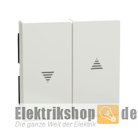 Wippe Rollladenschalter/-taster System M polarwei&szlig; 432419 Merten