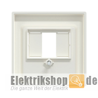 Zentralplatte TAE/Audio System M polarwei&szlig; gl. 296019 Merten