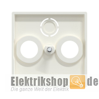 Zentralplatte Antennendose 2/3-Loch SystemM pw 296719 Merten