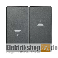Wippe für Rollladenschalter und -taster System M anthrazit 435514 Merten