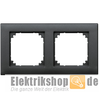 Rahmen 2-fach M-Plan anthrazit 486214 Merten