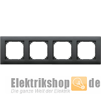 Rahmen 4-fach M-Plan anthrazit 486414 Merten