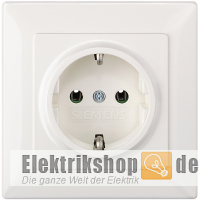 Einzel-Steckdose volle Platte titanweiß Delta i-system 5UB1580 Siemens