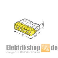 COMPACT-Verbindungsdosenklemme 5-Leiter-Klemme 2273-205 WAGO