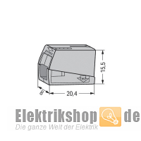 Leuchtenklemme Standard 1-2,5 224-101 WAGO