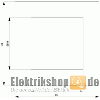 1-fach Rahmen Kunststoff titanweiß Delta miro 5TG1111-0 Siemens