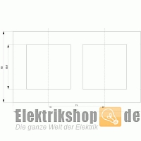 2-fach Rahmen Kunststoff titanweiß Delta miro 5TG1112-0 Siemens