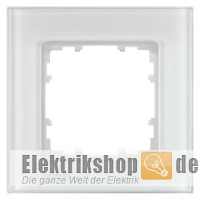 1-fach Rahmen Glas weiß 90-mm-Maß Delta miro 5TG1201-1 Siemens