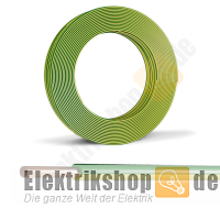 100m Ring H07V-U 4 PVC-Aderleitung eindrähtig grün/gelb