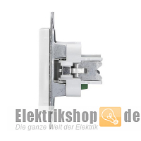 Lautsprecher-Steckdose mit Zentralscheibe 50x50 rw EGB VIKO