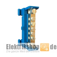 N-Klemme blau FI HKL 7p für Hutschiene 651N/7 Kleinhuis