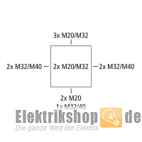 Abzweigdose AP/FR IP55/65 grau Abox 160-L Spelsberg