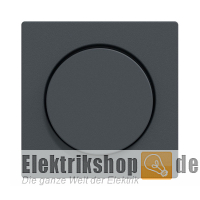 Zentralplatte mit Drehknopf System M anthrazit MEG5250-0414 Merten