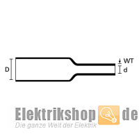 Schrumpfschlauch 24-8 mm Box 3 m HIS-3-24/8-PEX-BK Hellermann