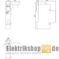 Siemens Brandschutzschalter 5SM6021-2 230V 1+N 2TE