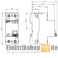 FI-Schutzschalter 16A 10mA 2-polig 5SV3111-6 Siemens