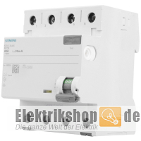 FI-Schutzschalter 40A 30mA 4-polig 5SV3344-6 Siemens