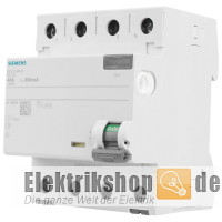 FI-Schutzschalter 40A 300mA 4-polig 5SV3644-6 Siemens