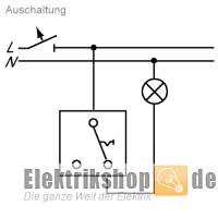 Busch Jaeger Wippschalter-Einsatz 2000/6 US Aus/Wechsel