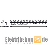 Phasenschiene 3-polig für 12TE EV-S G 3.12.120 Doepke