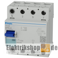 FI-Schutzschalter 63A/500mA 4pol. DFS4 063-4/0,50-A Doepke