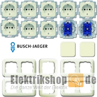 Spar-Set cremeweiß Duro 2000 SI Busch Jaeger