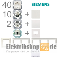 1-Familienhaus Paket titanweiß Delta i-System Siemens