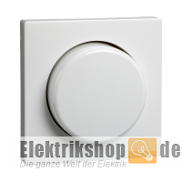 Zentralplatte mit Drehknopf Drehdimmer JOY reinweiß 267014 ELSO