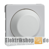 Zentralplatte Drehknopf Drehdimmer FASHION reinweiß 207014 ELSO