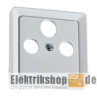 Zentralplatte Antennensteckdose 3-Loch FASHION rw 206034 ELSO