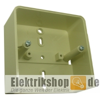 Geräteträger für Aufputz-Steckdose 1-fach cremeweiß 504110 ELSO