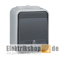 Universalschalter beleuchtet IP44 AQUA-Top grau ELG441619 ELSO