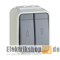 Jalousieschalter/Taster IP44 AQUA-Top grau 442809 ELSO