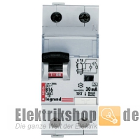 FI/LS-Schalter B 10A/0,03A 2-polig DX3 410963 Legrand