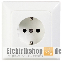 Steckdose mit voller Abdeckplatte Creo ultraweiß 776170 Legrand