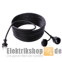 5m Schuko-Verlängerung H07RN-F 3G1,5 schwarz 343.170 Bachmann