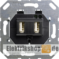 USB-Spannungsversorgung 2fach Einsatz 235900 Gira