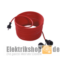 25m Schuko-Verlängerung H07RN-F 3G1,5 rot 343.370 Bachmann