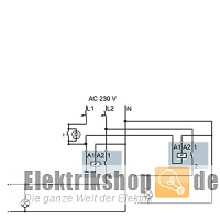 Fernschalter 230V AC 16A 1S 5TT41010 Siemens