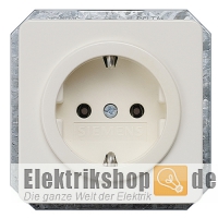 Schuko-Steckdose Delta profil titanweiß 5UB1403 Siemens